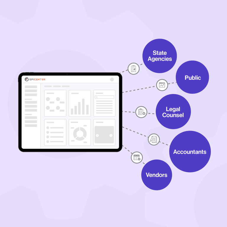 Epicenter connected to agencies, counsel, and partners