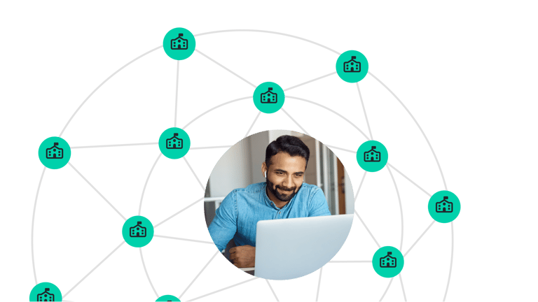 Leader connected to multiple schools